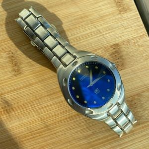 Fossil silver men's waterproof watch